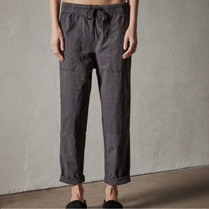 James Perse Women's Grey Cuffed Ankle Utility Pant Size 0/ XS